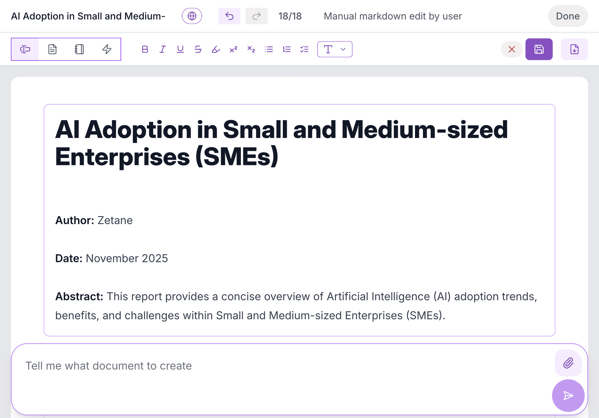 Generate high quality RFPs, analytics reports, and leads